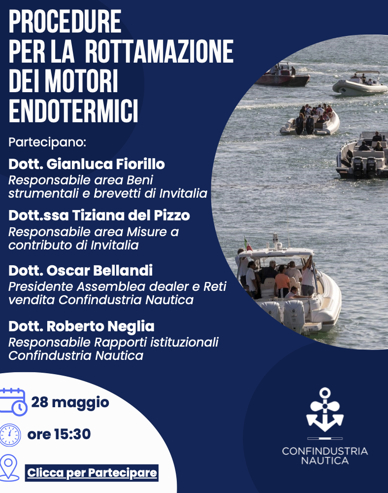 Procedure operative per la rottamazione dei motori marini endotermici
